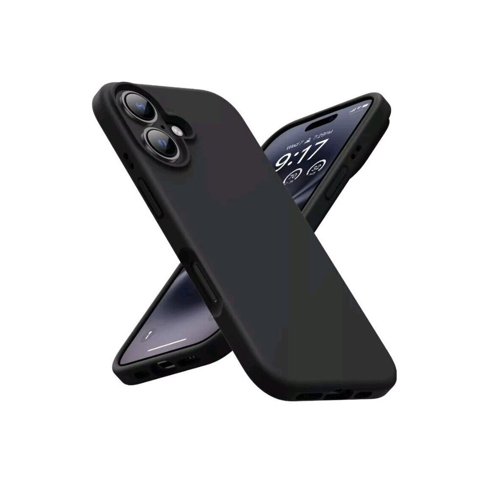 OuXul Designed for iPhone 16 Case,Shockproof Liquid Silicone Protective Phone Ca